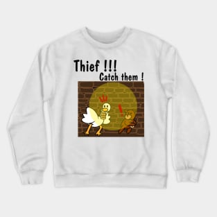 cute thief Crewneck Sweatshirt